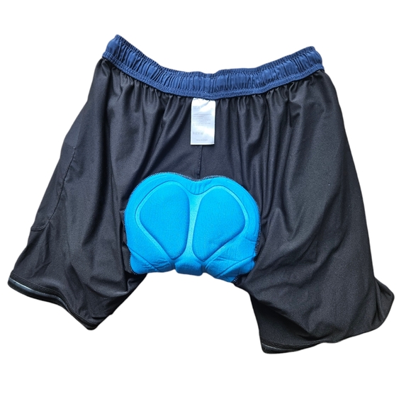 BIKEWA Men Mountain Bike 3D Padded Loose-Fit Blue Short. M - Picture 3 of 6